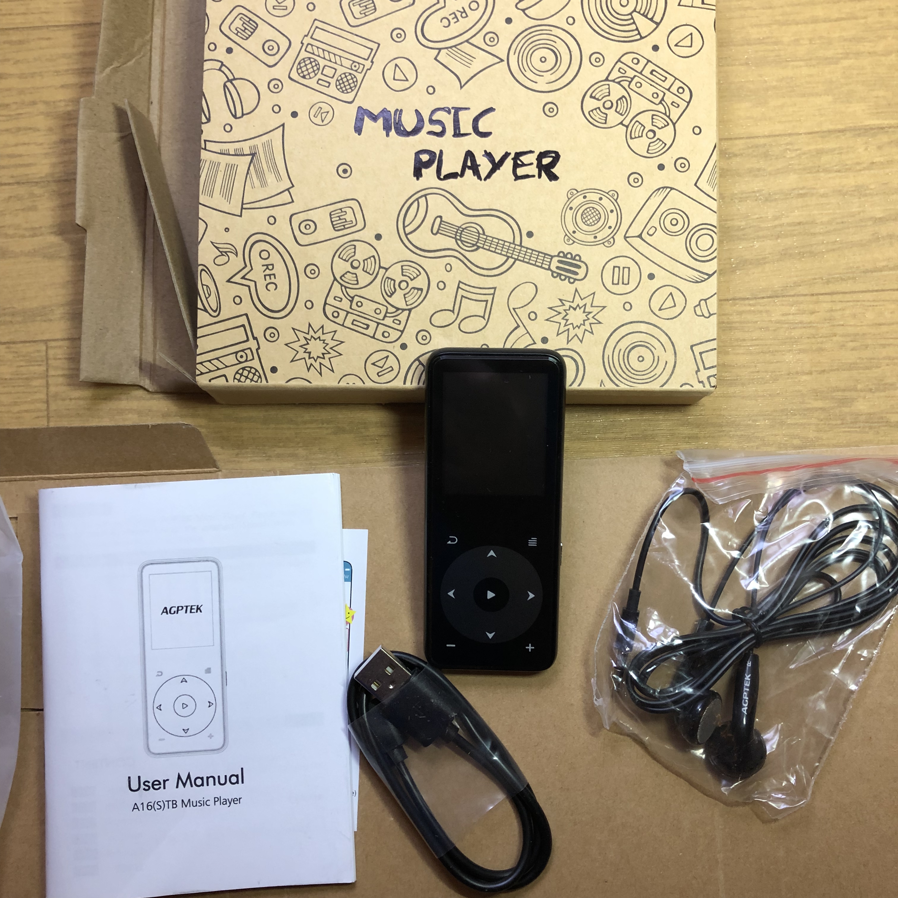 国内発送 AGPTEK MP4 Music Player 日本語説明書付き 国内発送 AGPTEK MP4 Music Player 日本語説明書付き